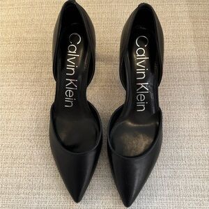 Calvin Klein black women’s d’orsay pumps
